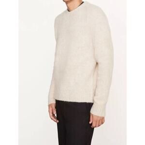 Vince Men's Soft Cream Crewneck Sweater